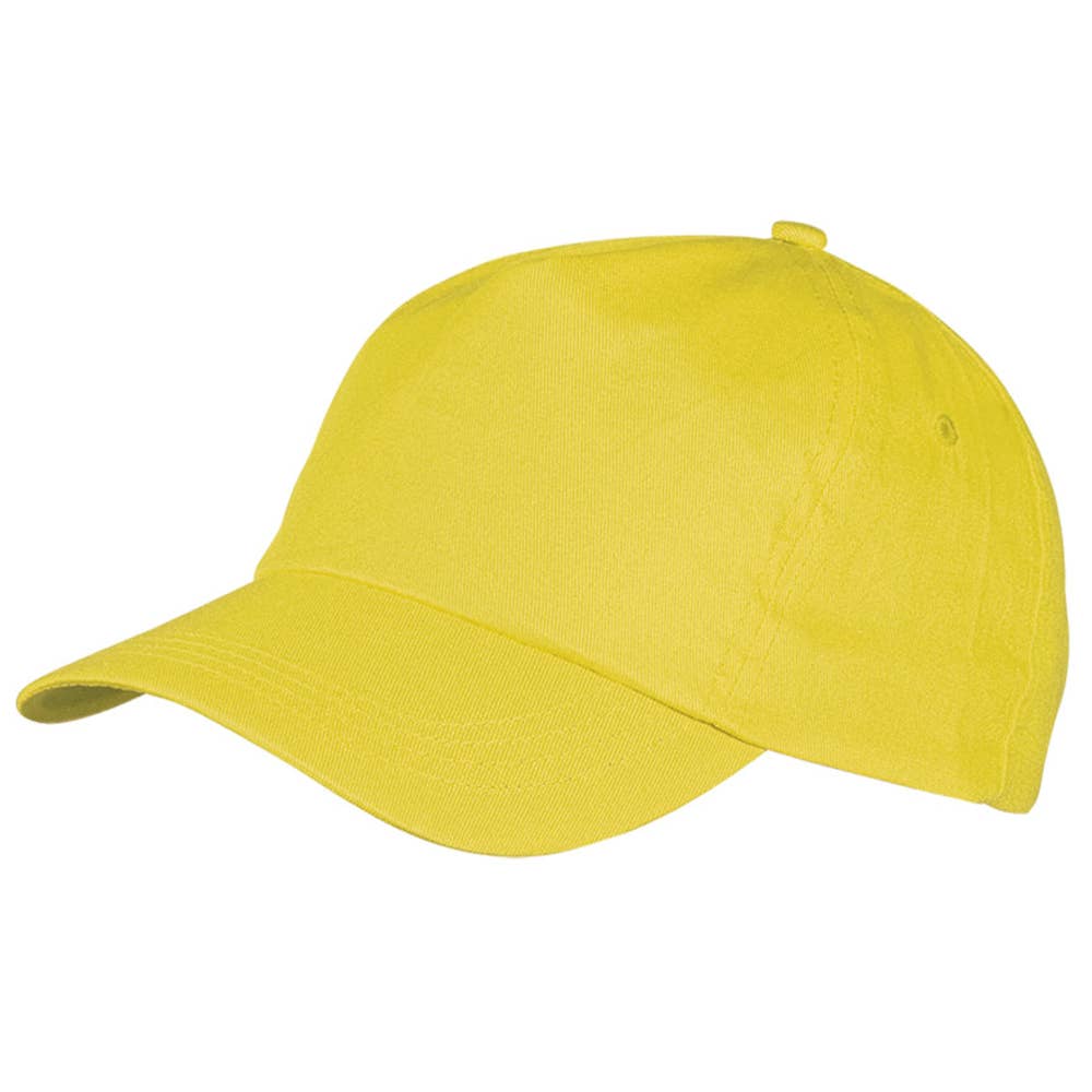 Unisex adjustable 5-panel cotton baseball cap, adult