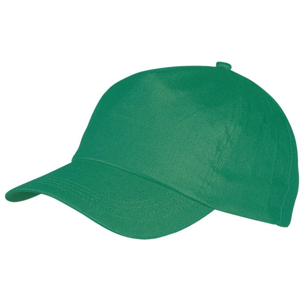 Unisex adjustable 5-panel cotton baseball cap, adult