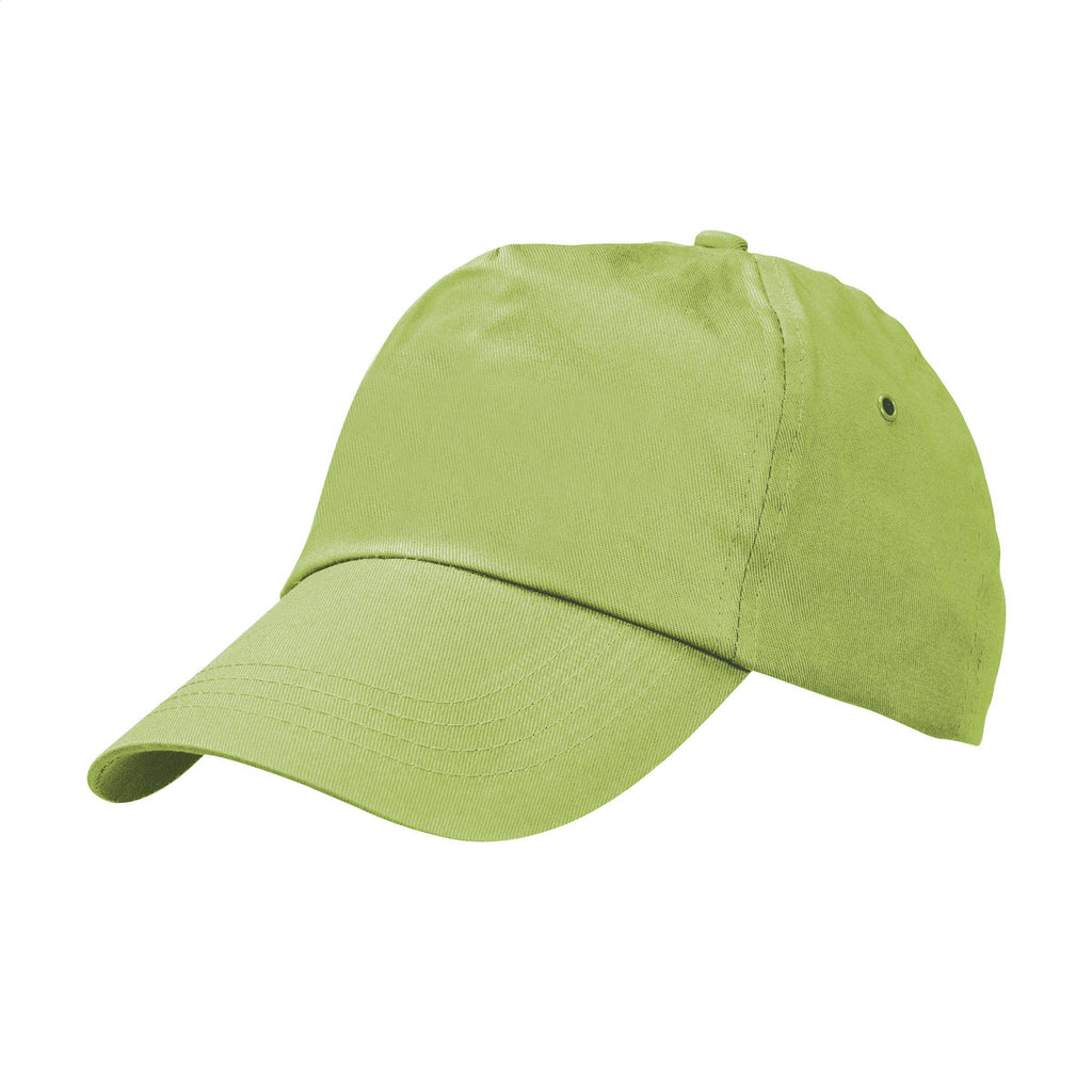 Unisex adjustable 5-panel cotton baseball cap, adult