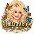 Dolly Parton T-shirt med det viste motiv set forfra