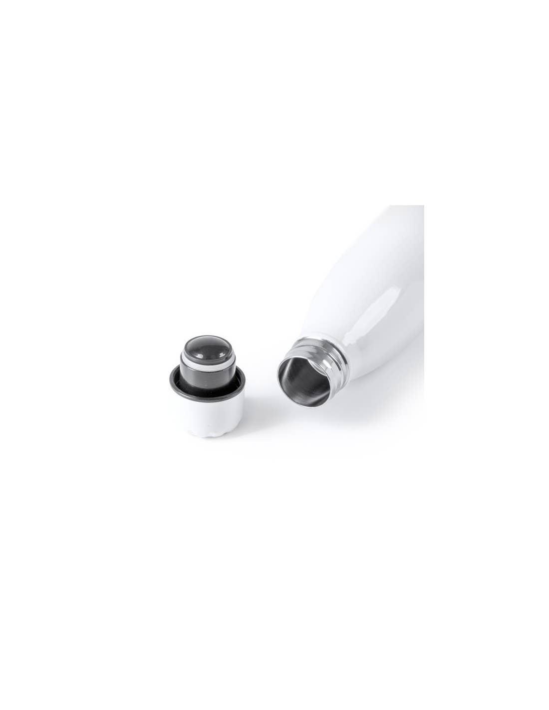 Termoflaske i rustfrit stål 500 ml med låg og åbning til drikkevarer