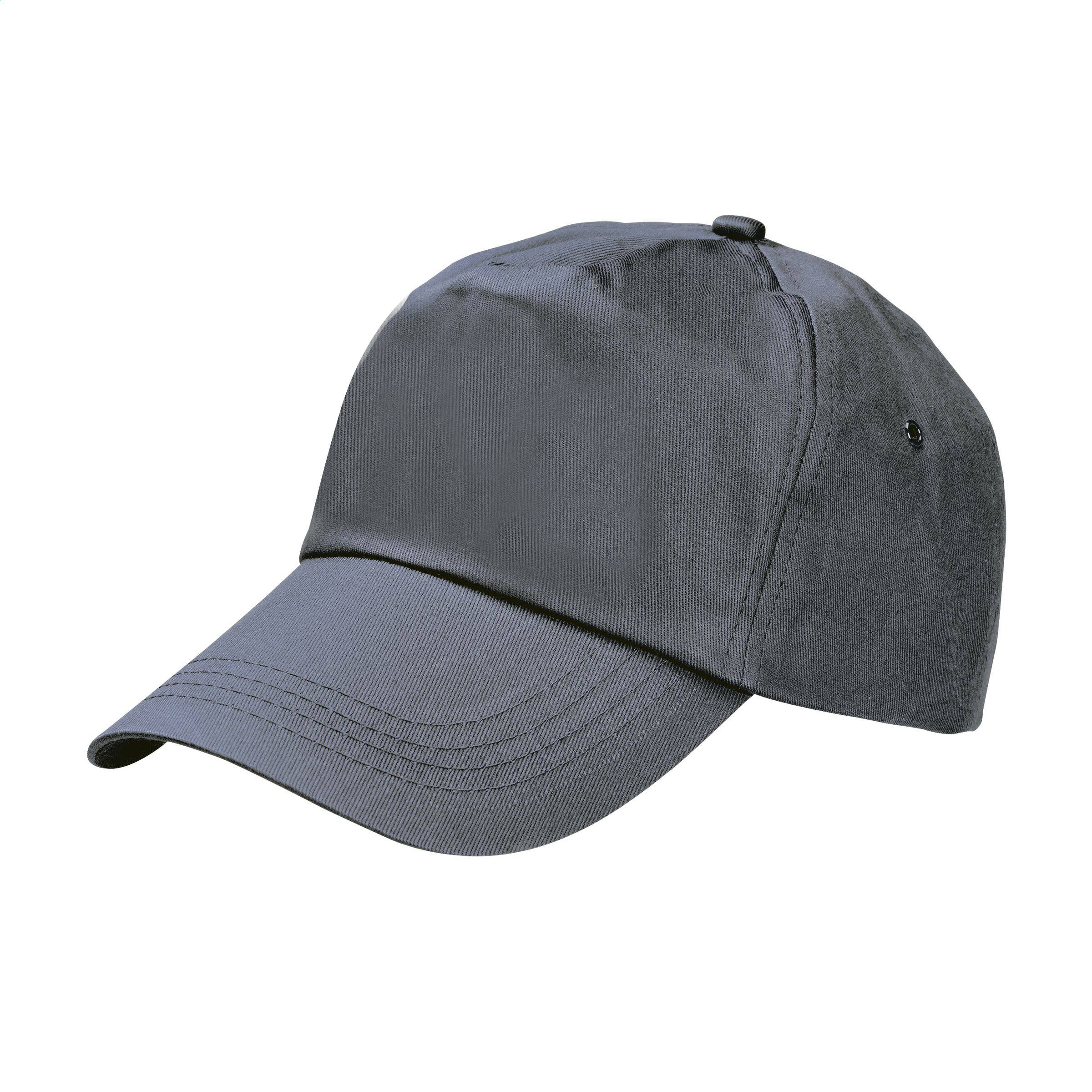 Unisex adjustable 5-panel cotton baseball cap, adult